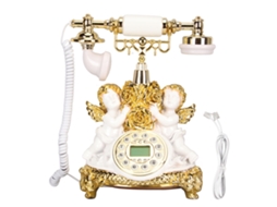 Telefone Antigo Vintage LAXISCREED Ms‑8334b Ouro