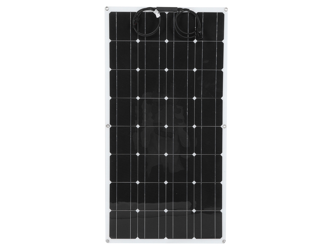 Laxiscreed Painel Solar Monocristalino De 100w Semi-flexível, Ideal Para Energia Fotovoltaica Em Autocaravanas E Iates