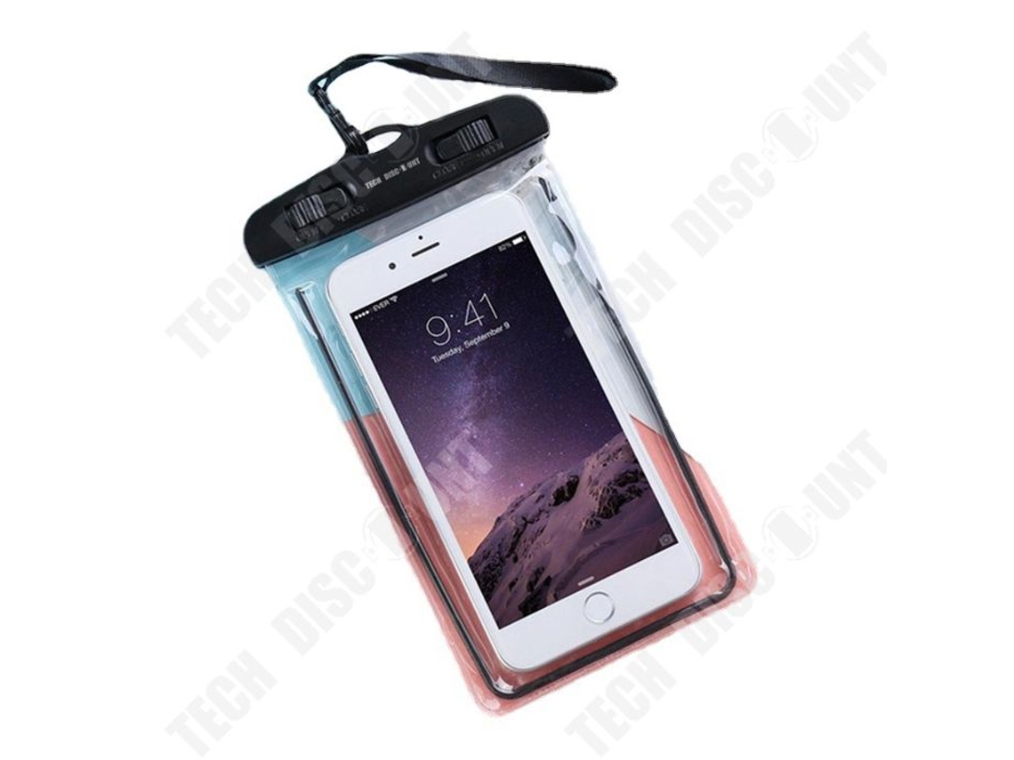 Td® Celular À Prova Dágua Bolsa Capa Transparente Para Smartphone À Prova Dágua Para Camping, Rega, Caiaque, Pesca, Rafting Tech Discount