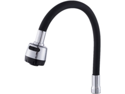 Torneira De Cozinha Giratória De 2 Vias Com Abastecimento Flexível De Água Fria, Para Instalação Em Superfície.