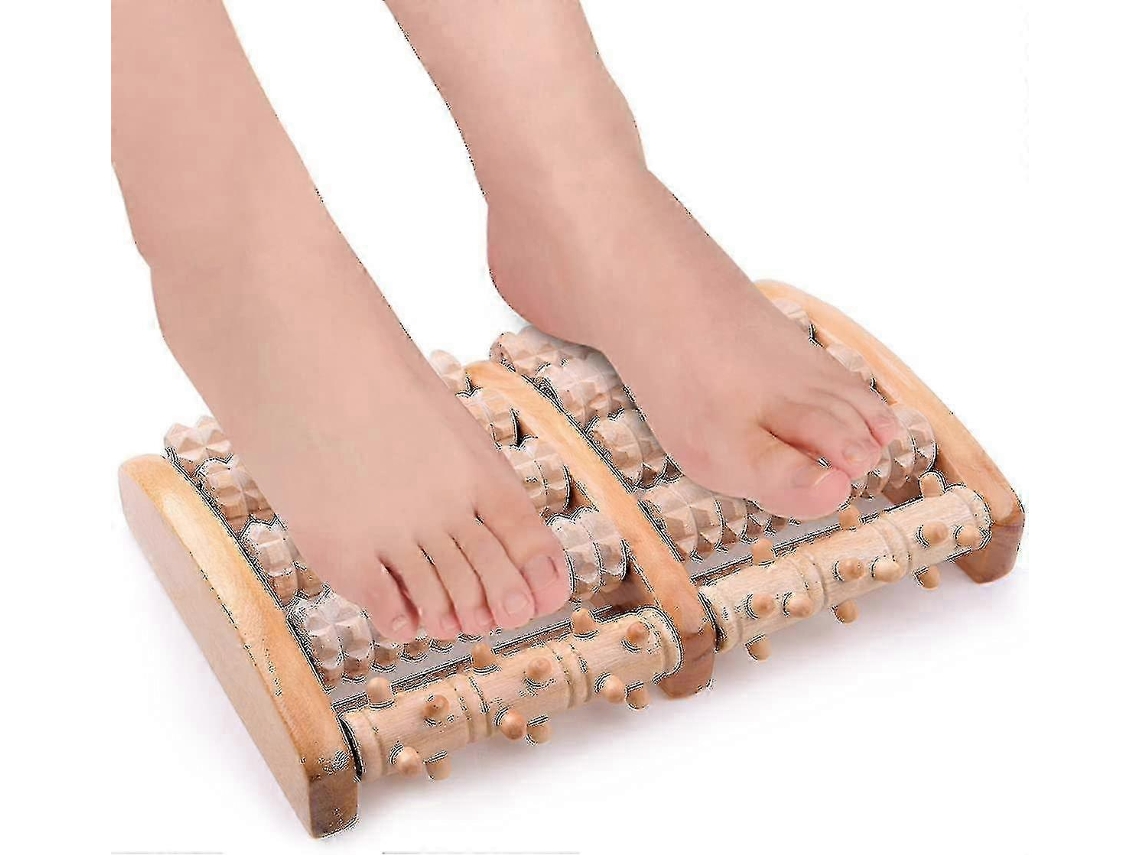 Rolos Para Os Pés Massageador De Pés De Madeira Massagem De Madeira Reflexologia Plantas Para Massagem Nos Pés