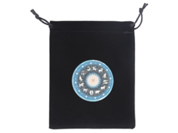 Bolsa De Tarot 15x11,5cm Com Cordão Para Cartas Jogo Jóias Moedas Armazenamento
