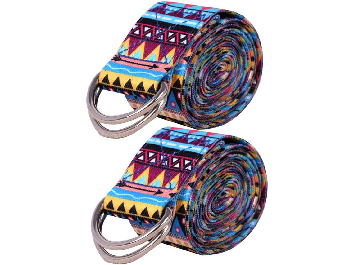 Conjunto De 2 Faixas Elásticas Resistência Para Exercícios Glúteos E Fortalecimento Muscular, Ideais Treino Em