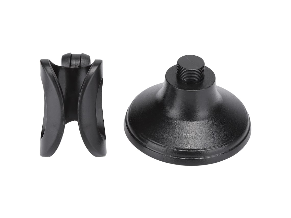 Suporte de mesa ajustável para microfone, com braçadeira, plástico ABS AQUAFORGE