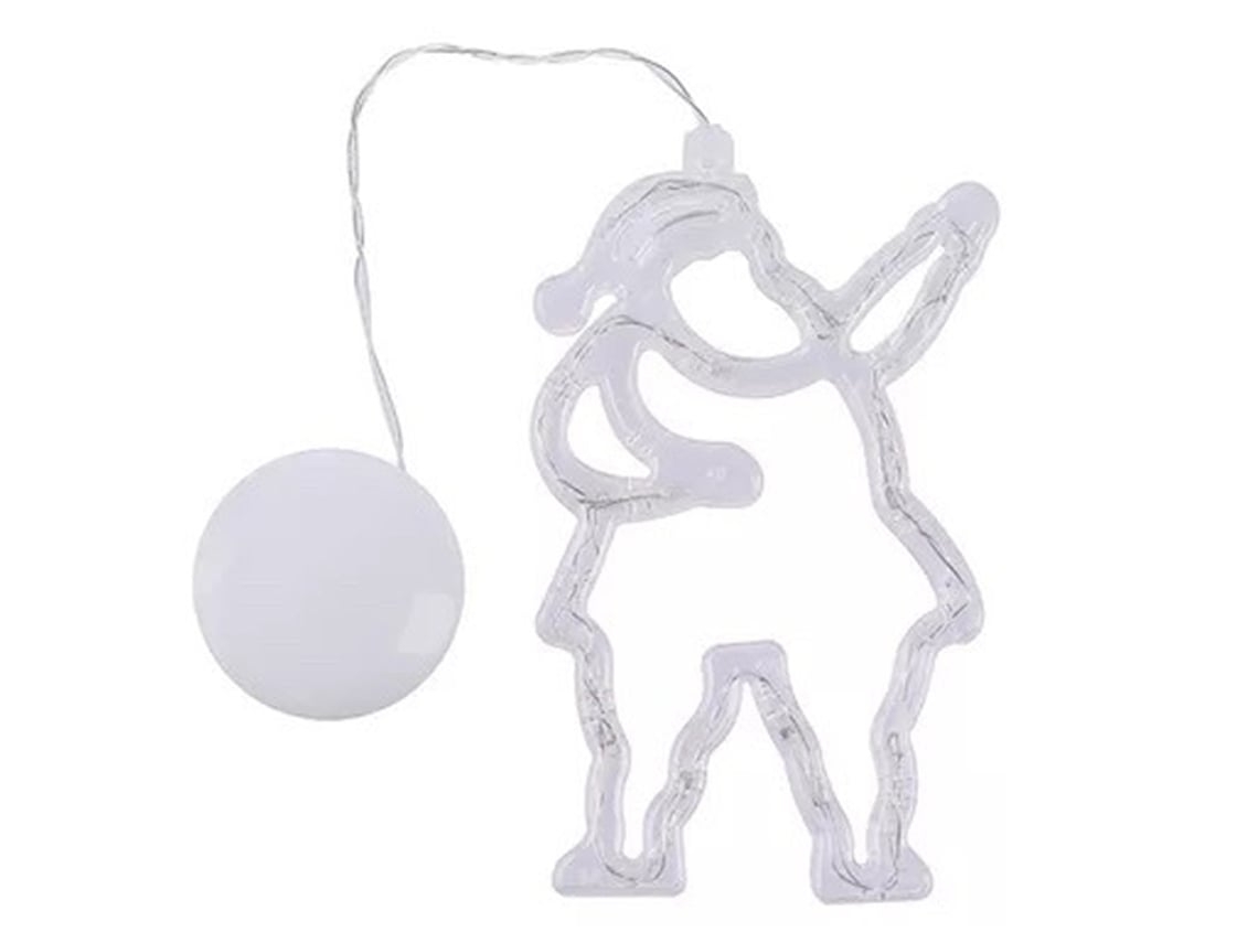 Cinco Cordões de Luzes de Natal em Led, Candelabro Janela com Ventosa, Pai, Baixo Consumo, Moderno, Ergonômico, Uso Diário STELASPLEN