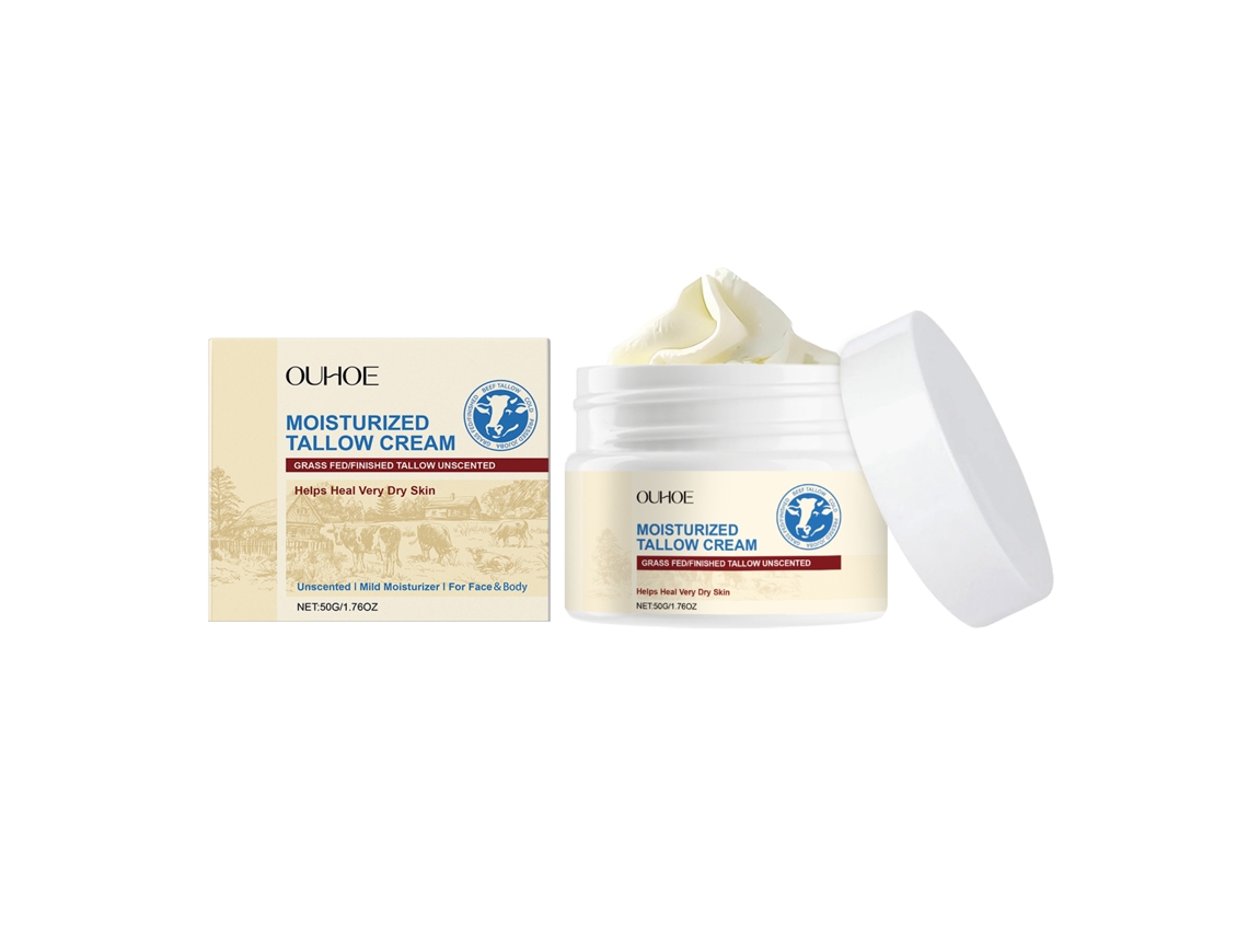 Creme Hidratante De Cera Ouhoe Com Manteiga De Karité Suave E Reparador