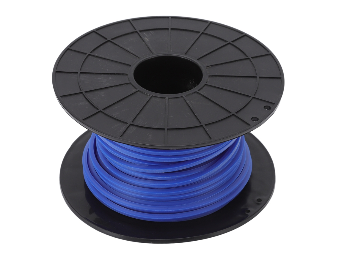 Linha de Roçadeira Quadrada 4.0mm 30m Azul Husqvarna Ryobi Stihl Cortar Grama S/MARCA