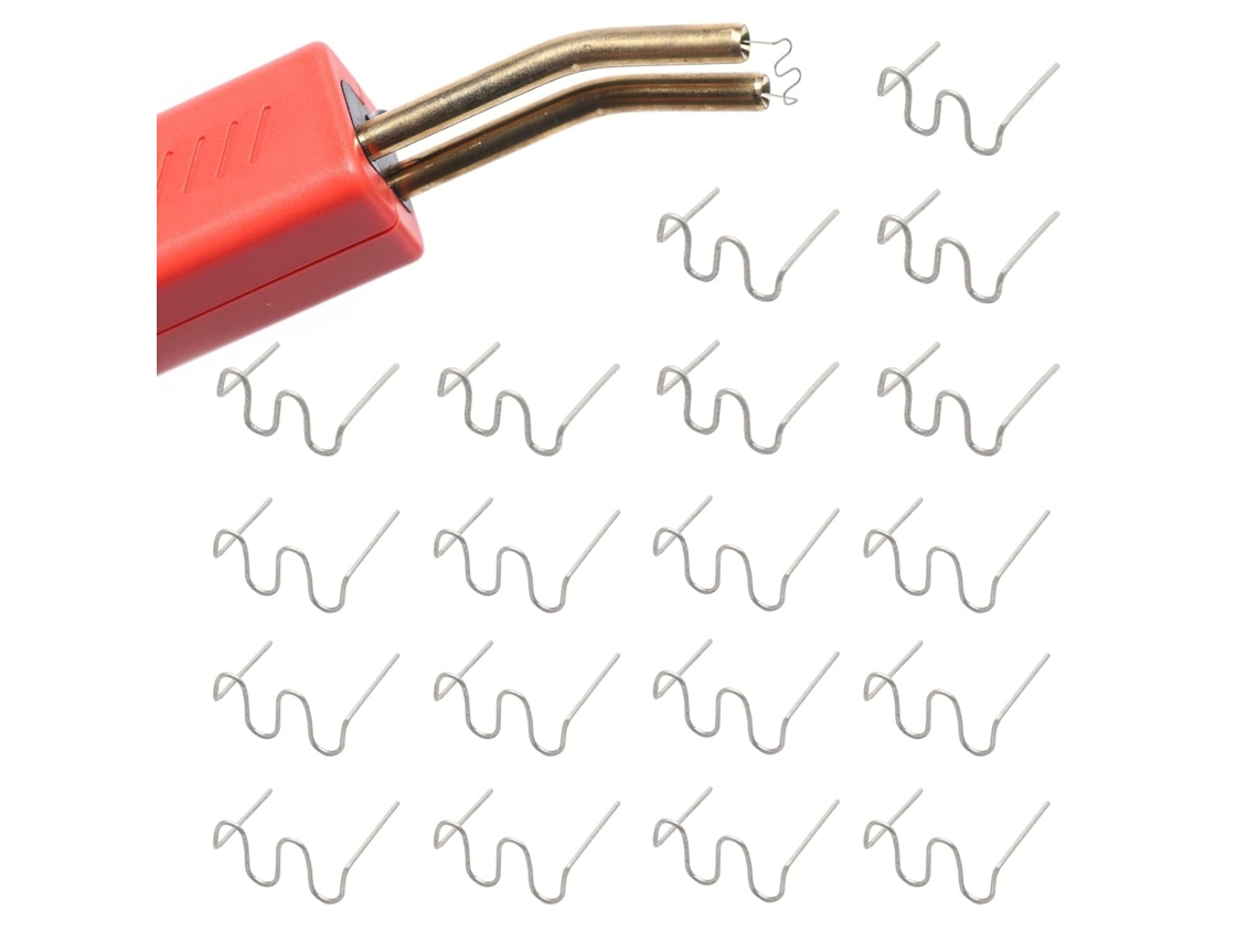 Lurelia, Grampos De Solda Plástica, 500 Grampos, 6 Mm, Aço, Rosa, Para Para-choques E Soldagem Plástica