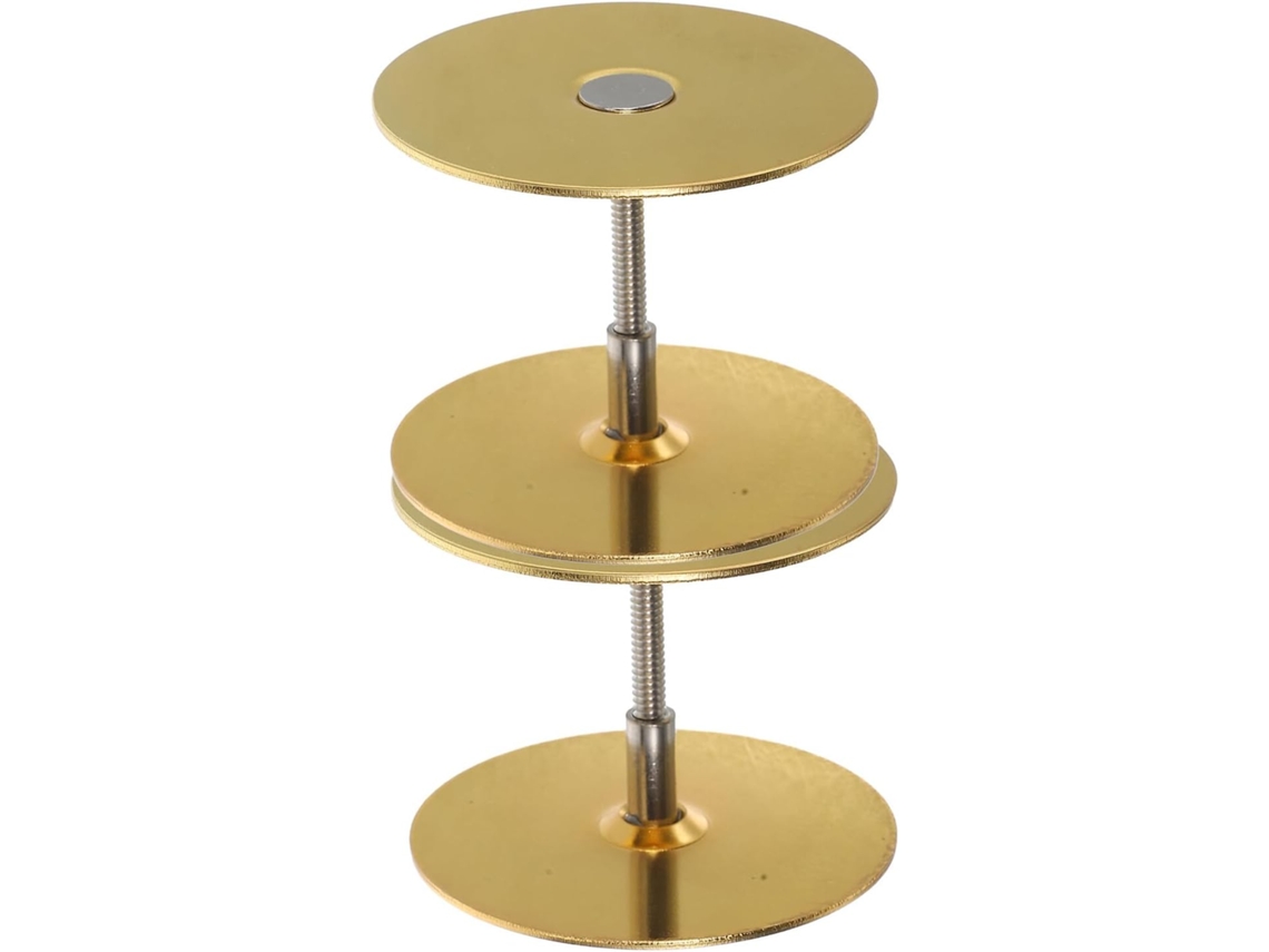 Placas De Aço Inoxidável Para Vedação Orifícios Portas Segurança, 67mm, Cor Dourada, 2 Peças Preenchimento De Orifícios