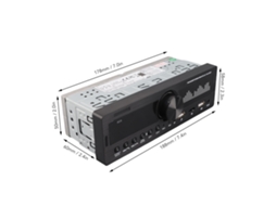 Estéreo Automóvel Dual Usb Bluetooth Fm Mp3 Wma Wav Flac Ape