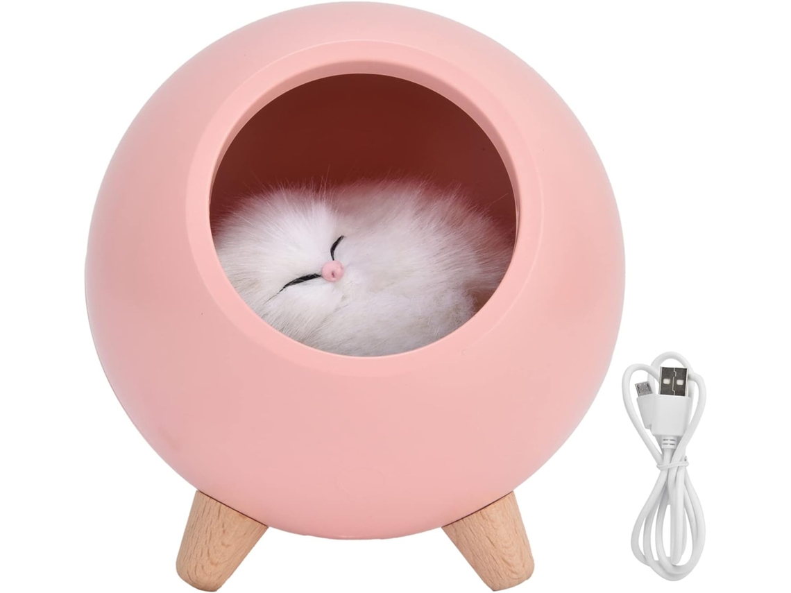 Charmosa Casinha De Animais Estimação Com Luz Noturna Led -