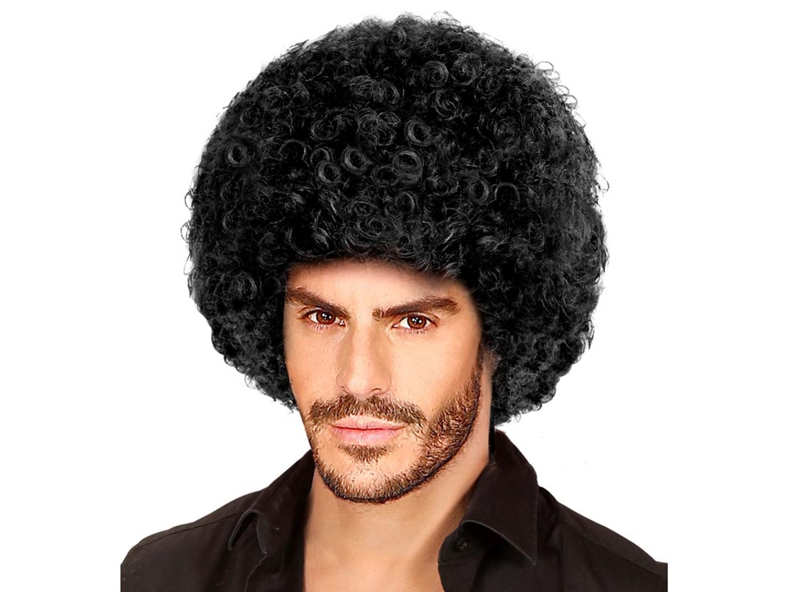 Peruca Afro Adulto Preta Clássica
