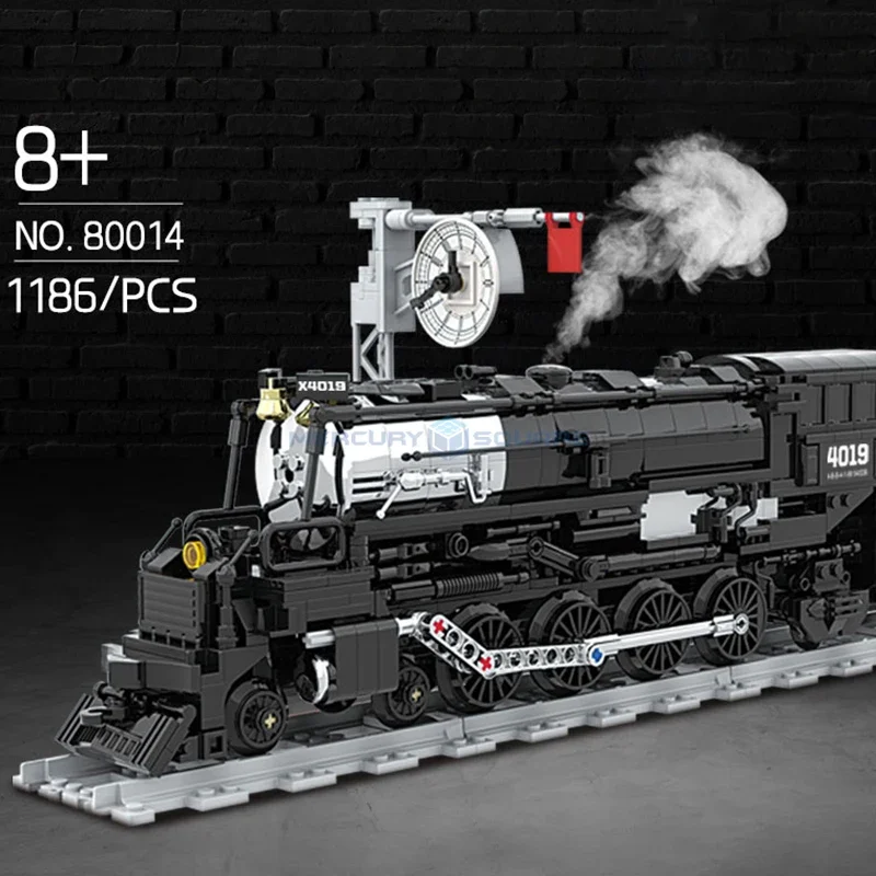 (preto) Modelo De Trem Urbano Para Montar, Locomotiva, Tecnologia De Energia, Blocos De Construção Funcionais, Brinquedo Diy, Presente Para Crianças