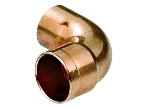 Acessório de Tubo Cotovelo de Conexão de Cobre para Solda Macho X Fêmea Diâmetro de 28 mm