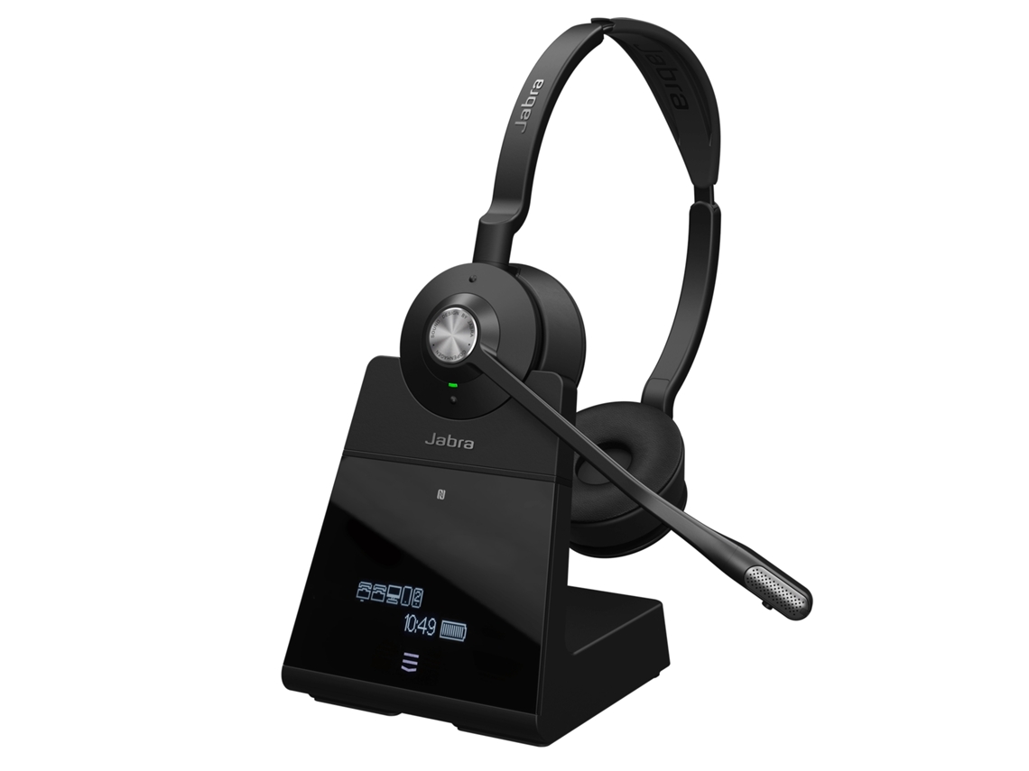 Auscultadores Bluetooth JABRA Engage 75 Stereo (Microfone - Preto)