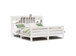 Bookcase Bed, Bookcase Beds Vidaxl Marrom Madeira De Pinho (180 X 200 Cm)
