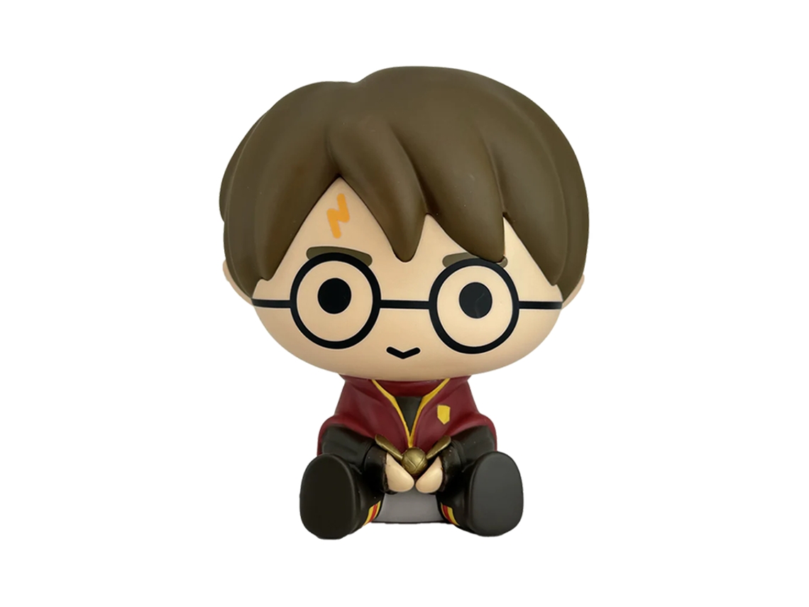 Figura Chibi Harry Potter Com Snitch Dorada 16 Cm