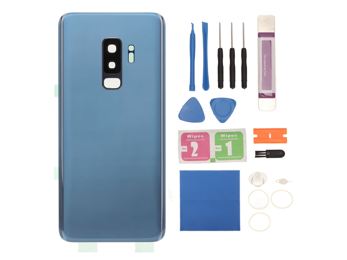 Vidro da Capa Traseira da Bateria com Lente de Câmera para Samsung Galaxy S9+plus G965 EOOCOO