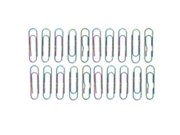 20 Clips Metálicos Para Canetas, Com Grande Força De Retentação E Prevenção De Oxidação, Com Processo De Galvanoplastia, Coloridos, Para Cadernos.