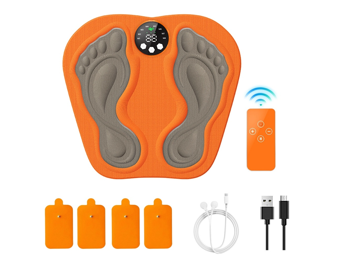 Massageador De Pés Ems Com Microcorrente E Modos Ajustáveis, 8 Modos, 29 Níveis Elysve
