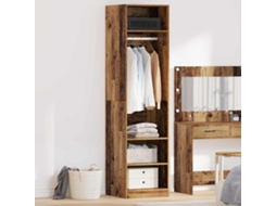 Vidaxl Guarda-roupa Madeira Antiga 50 X 50 X 200 Cm