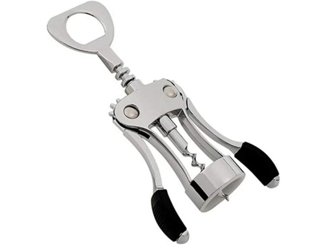 Abre latas Nova Line, cortiça, portátil, de aço inox | S/MARCA