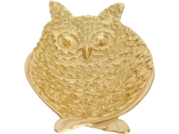 Bandeja Para Joias Em Formato De Coruja, Feita Em Liga De Zinco. Bandeja Decorativa Para Pequenos Objetos Com Tema Animal, Porta-anéis.
