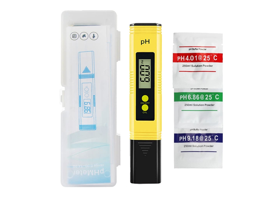 Medidor de Ph Digital de Precisão 0.01 Água Piscina Aquário Adaptável, Qualidade do Testador. STELASPLEN