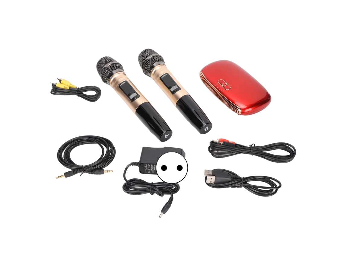 Caixa de Microfone Sem Fio Bluetooth EOOCOO (Placa de Som Usb)