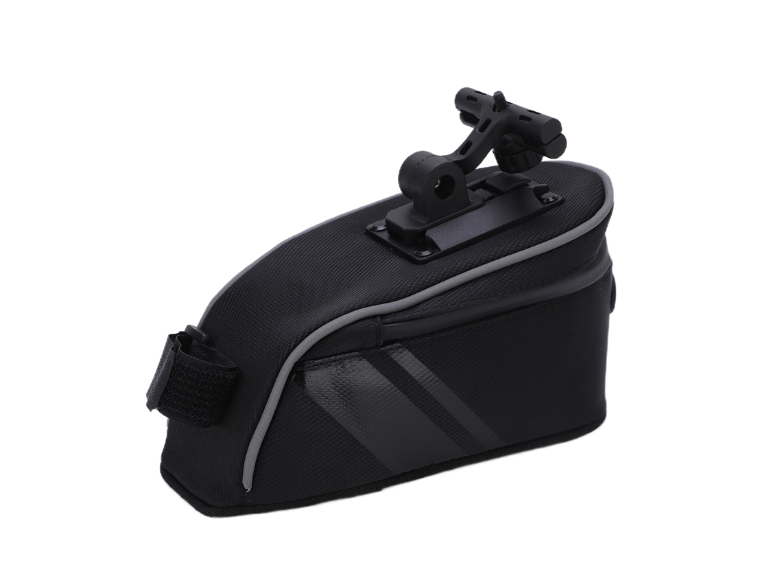 BOLSA PARA QUADRO DE BICICLETA C24 MALI, refletiva, anti splash, com suporte para lanterna traseira (S/MARCA)