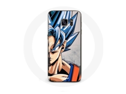 Capa para Samsung Galaxy S6 Anime Dragon Ball Goku Cabelo Azul