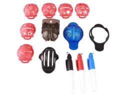 Kit de alinhamento de marcadores de bola de golfe com 12 peças S/BRAND
