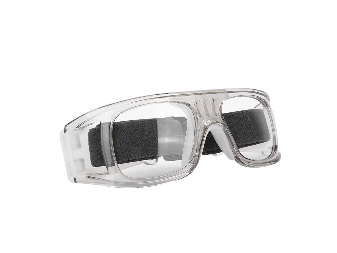 Óculos de Proteção Esportiva ao Ar Livre, para Basquete, Futebol, Golfe, Cinza Transparente S/MARCA