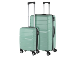 Conjunto de Malas Pp ITACA Bristol Verde Hard Suitcase Set 49X75X29 Cm 94L