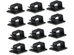 Conjunto De 50 Unidades De Prendedores De Cabos Adesivos Para Tv De Mesa. Gokoco