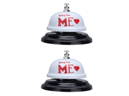 2 Sinos de Refeição LAXISCREED Aço Inox Branco