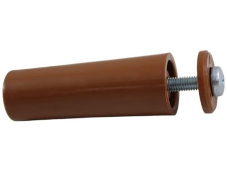 Batente de Estore em Plástico c/ Paraf.(60mm) - Castanho Claro