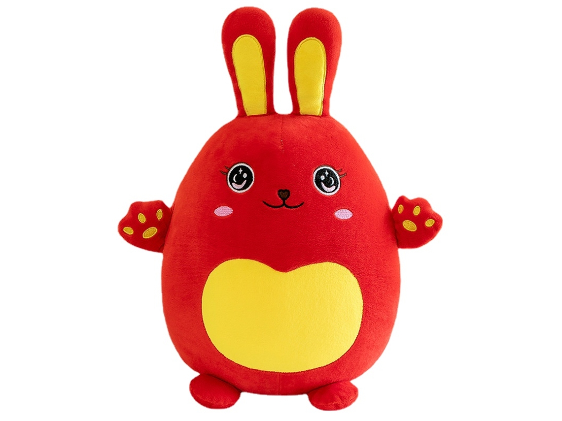 Peluche HXDZFX Mascote Coelho Vermelho 35 Cm