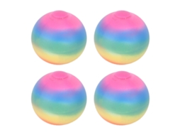 Primerox 4pcs Bola Antiestresse Esticável Sensorial Tpr Colorida para Crianças Adultos 3+