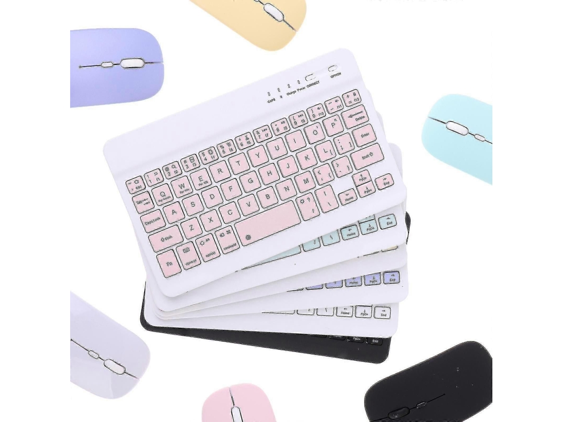 Teclado Bluetooth com Touchpad e Mouse para jogos TAISHENGDA