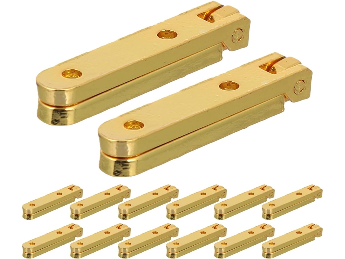 Conjunto De 14 Dobradiças Pequenas Liga Zinco Para Armários, Estilo