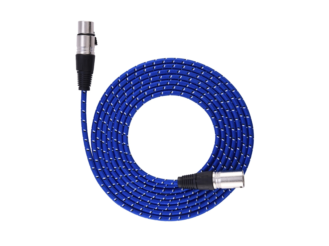 Cabo Extensão de Áudio LAXISCREED Xlr 3 Pinos 3m