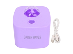 2026 projetor de Luz Noturna de Ondas e Estrelas com Cabo Usb Led para Festa e Decoração de Quarto Roxo