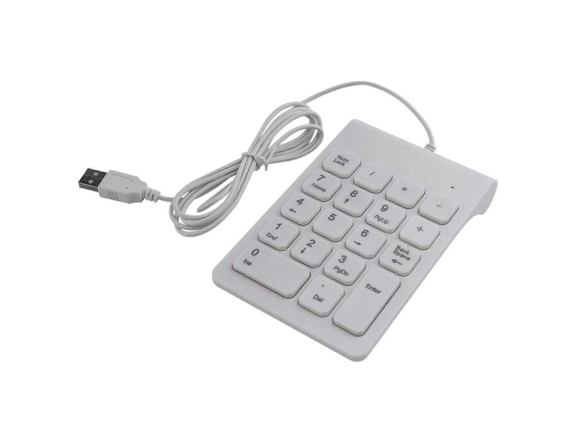 Mini Teclado Numérico Com Fio Usb, Teclado Digital De 18 Dígitos Para Contabilidade, Caixa, Laptop, Windows E Android Ly Ebike