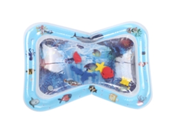 Tapete De Água Inflável Para Bebê Com Criaturas Marinhas Brincadeira De Verão Pvc 67x47cm