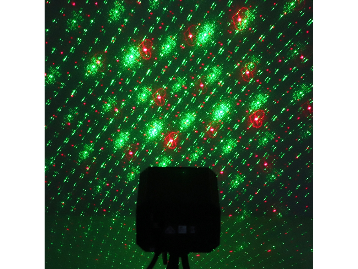 Projetor de Luz Led com Controle por Voz para Festas e Férias