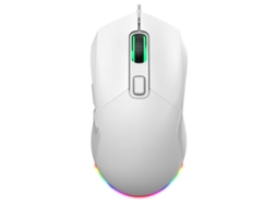 Mouse Gamer LAXISCREED Rgb 7200 Dpi Branco