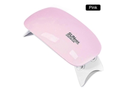 Lâmpada Led para Unhas em Gel, Mini Lâmpada Uv Portátil para Unhas, Secador de Unhas Led 6w, Lâmpada de Gel Rosa 2025 NOSTALGIA88