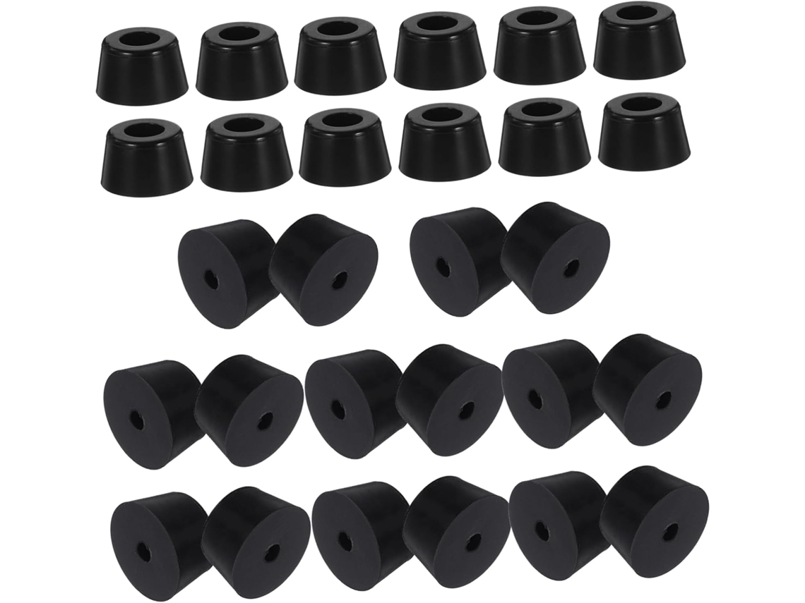 Uonlytech 50 Peças Almofadas De Amortecimento Vibração Tapetes Silicone Antiderrapantes Para Estabilizadores Máquinas
