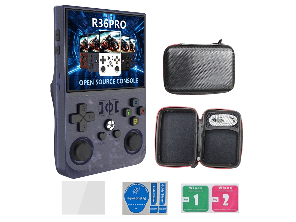 Console Portátil Retrô, Tela Ips de 3,5 Polegadas, 64gb AQUAFORGE